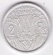 ILE DE LA REUNION. 2 FRANCS 1973. ALUMINIUM - Réunion