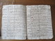 20 9bre 1685 ROLLE DE LA TAILLE ROYALLE DE 1686 DE LA COMTE DULOZE CACHETS GENERALITE DE GRENOBLE 12 PAGES - Cachets Généralité