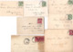 LOT 7 ENVELOPPES AFFRANCHIES DE 1875 A 1889 TIMBRES-POSTES CACHETS POSTALE DIFFERENT PELTRE METZ PONT A MOUSSON - Sonstige & Ohne Zuordnung