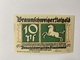 Allemagne Notgeld Braunschweig 10 Pfennig - Collections