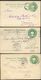 Mexico 3 Postal Cards MEPSI #PC114 Type I Preprinted  Used 1909-10 - Mexique