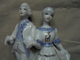 Vintage - Figurine Statuette - Couple De Danseurs En Céramique - Personnages