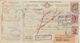 Italien - 1,25 L. Ganzsache Paketkarte M. Zusatz N. BELGIEN Firenze Brüssel 1912 - Ohne Zuordnung