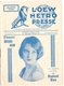 Pub Reclame - Ciné Cinema Bioscoop Majestic Gand Gent Film - Elenor Boardman - Le Diamant Bleu  - 1929 - Publicité Cinématographique