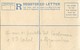 INDES ANGLAISES  - LETTRE CARTE ENTIER POSTAL - GWALIOR  - TWO ANNAS BLEU - REGISTERED LETTER. - Other & Unclassified