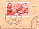 500f MARSEILLE N°PA27 SUR CARTE ABONNEMENT AUX TIMBRES  OBLITERATION PARIS R P CAISSE DE 1953 SERVI AU BUREAU DE NEUILLY - 1921-1960: Période Moderne