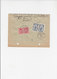 Omslagbrief Aangetekend Verviers - Tielen - Albert I - 138 - 1915 / Perron Te Luik - 164 - 1919 - Enveloppes-lettres