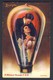 Lovelights - Couple Inside Filament Light Bulb, A Wireless Message C Q D - 1909 Bloomingburg Ohio USA - Humor