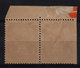 35. Yugoslavia 1951 Postage Due 1d Misplaced Perforation Variety Pair MNH - Nuovi