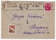 1950 YUGOSLAVIA, CROATIA, ZAGREB TO BELGRADE, POSTAGE DUE, RED CROSS 0.50 DIN IN BELGRADE - Covers & Documents