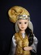 Delcampe - Porcelain Doll In Cloth Dress - Tatarstan Republic - Russian Federation - Dolls