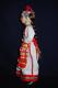 Delcampe - Porcelain Doll In Cloth Dress - Chuvash Republic  Province  - Russian Federation - Dolls