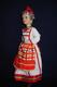 Delcampe - Porcelain Doll In Cloth Dress - Chuvash Republic  Province  - Russian Federation - Dolls