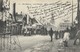 CARTE POSTALE ORIGINALE ANCIENNE : DANNEMARIE LA GRANDE RUE ANIMEE HAUT RHIN (68) - Dannemarie