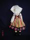 Porcelain Doll In Cloth Dress -Poland   Republic - - Dolls