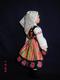 Delcampe - Porcelain Doll In Cloth Dress -Poland   Republic - - Dolls