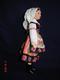 Delcampe - Porcelain Doll In Cloth Dress -Poland   Republic - - Dolls
