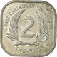 Monnaie, Etats Des Caraibes Orientales, Elizabeth II, 2 Cents, 1986, TB+ - East Caribbean States