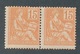 DI-103: FRANCE: Lot Avec "MOUCHON" N°117** (paire) - 1900-02 Mouchon