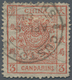 China: 1878, Large Dragon Thin Paper 3 Ca. Vermilion Canc. "CUSTOMS SHA(NGHAI) APL 6 81" Slight Crea - Sonstige & Ohne Zuordnung