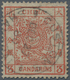 China: 1878, Large Dragon Thin Paper 3 Ca. Vermilion Canc. "CUSTOMS SH(ANGH)AI DEC 27 80", Slight Co - Sonstige & Ohne Zuordnung