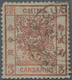 China: 1878, Large Dragon Thin Paper 3 Ca. Vermilion Canc. "CUS(TOMS) CHINKIA(NG) MAY ...81", Slight - Sonstige & Ohne Zuordnung