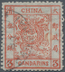 China: 1878, Large Dragon Thin Paper 3 Ca. Vermilion Canc. "..SHANGHAI JUL 17 80", Quite Sturdy Pape - Autres & Non Classés
