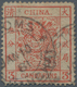 China: 1878, Large Dragon Thin Paper 3 Ca. Dark Red Canc. "(CUST)OMS SHANGHAI JAN 10 81", To Prevers - Autres & Non Classés