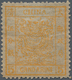 China: 1878, Large Dragon On Thin Paper, 5 Ca. Orange, Unused Mounted Mint, Slight Gum Bend And Few - Autres & Non Classés