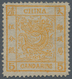 China: 1878, Large Dragon Thin Paper 5 Ca. Orange Yellow, Unused No Gum (Michel Cat. 570.-) - Sonstige & Ohne Zuordnung