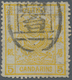 China: 1878, Large Dragon Thin Paper 3 Ca. Yellow Canc. Large Seal "Entai" (Chefoo). Michel Cat. 420 - Sonstige & Ohne Zuordnung