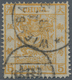 China: 1878, Large Dragon Thin Paper 5 Ca. Orange Canc. Seal "En(tai)" (Chefoo) And Also German Arri - Sonstige & Ohne Zuordnung