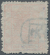 China: 1885, Large Dragon Thick Paper Rough Perfs. 3 Ca. Vermilion Canc. Blue Seal "Tien(tsin)" (Mic - Autres & Non Classés