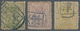 China: 1885/88, Customs Small Dragon Issue, Complete Set Of Three, Used With Tientsin Markings. - Autres & Non Classés