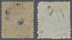 China: 1885/88, Customs Small Dragon Issue, 1cd And 5cds, Used With Peking Markings, With Slight Fau - Autres & Non Classés