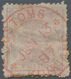 China: 1885, Small Dragon 3 Ca. Violet W. Clear Strike Of Vermilion Dater "CUSTOMS JUN 13 87 KIUKIAN - Autres & Non Classés