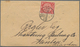 China: 1898, Tsingtau Chinese P. O. Tombstone Postmark Dated 1900: Coiling Dragon 2 C. Tied "SHANGHA - Andere & Zonder Classificatie