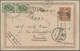 China: 1902, Coiling Dragon 4 C. Brown Tied Tombstone "Kalgan/post Office" To Ppc In Combination W. - Autres & Non Classés