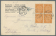 China: 1902, Coiling Dragon 1 C. (block-4) Tied Lunar Dater "Chihili Chingwangtao -.1.5" To Ppc "rui - Autres & Non Classés