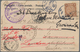 China: 1902, Coiling Dragon 4 C. Brown Tied "TIENTSIN" Bilingual Bisected To Lausanne/Switzerland, R - Autres & Non Classés