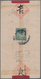 China: 1908, Coiling Dragon 3 C. Green Tied Indistinct Boxed Dater "Kalgan" To Reverse Of Red-band C - Autres & Non Classés