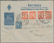Delcampe - China: 1936/43, Three Covers: Internal Air Mail Cover 39 F. Rate Canc. Bilingual "SANHWEI 25.11.28" - Autres & Non Classés
