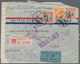 China: 1940/41, $6.40 Franking Tied "SHANGHAI 31.10.41" To Registered Clipper Air Mail Cover To Oslo - Sonstige & Ohne Zuordnung