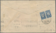 China - Portomarken: 1915, Peking Print 30 C. Blue Horizontal Pair Tied "SHANGHAI 8 8 35" To Reverse - Strafport