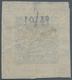 China - Shanghai: 1865, Non-seriffed Numeral, 1 Cand. Blue On Wove Paper, Livingstone 10 Printing 29 - Autres & Non Classés