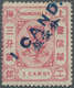 China - Shanghai: 1877, 1 Cand. In Blue On 3 Cds.rose, Unused Mounted Mint (Chan LS65; $600). - Autres & Non Classés