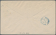 China - Shanghai: 1893, Envelope "POSTAGE PAID 1 CENT." Largest Size, Uprated 1893 ½ C./15 C. And 1 - Autres & Non Classés