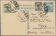 China - Provinzausgaben - Mandschurei (1927/29): 1927, Early Usages As Uprates On Stationery Used "H - Mandschurei 1927-33
