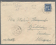 China - Provinzausgaben - Sinkiang (1915/45): 1931, SYS 25 C. Tied Bilingual Boxed Dater "TIHWA (URU - Xinjiang 1915-49