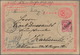 China - Ganzsachen: 1897, Card CIP 1 C. Used As Form W. German Offices 10 Pf. Tied "German Sea Posts - Ansichtskarten